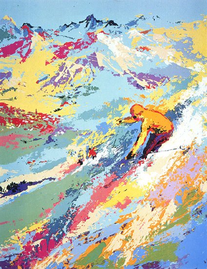 Leroy Neiman Alpine Skiing